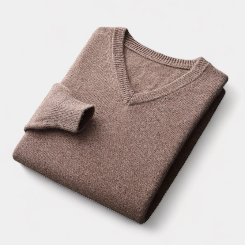 V-Ausschnitt Pullover