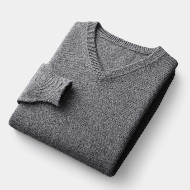 V-Ausschnitt Pullover